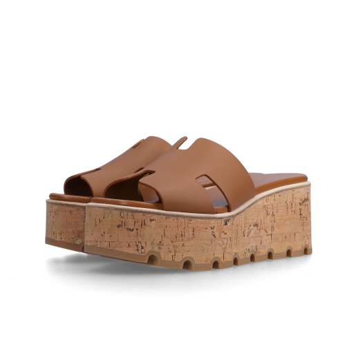 (W) Hermes Eze 30 Sandal Calfskin & Naturel