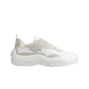Valentino Gumboy Calfskin Sneakers White
