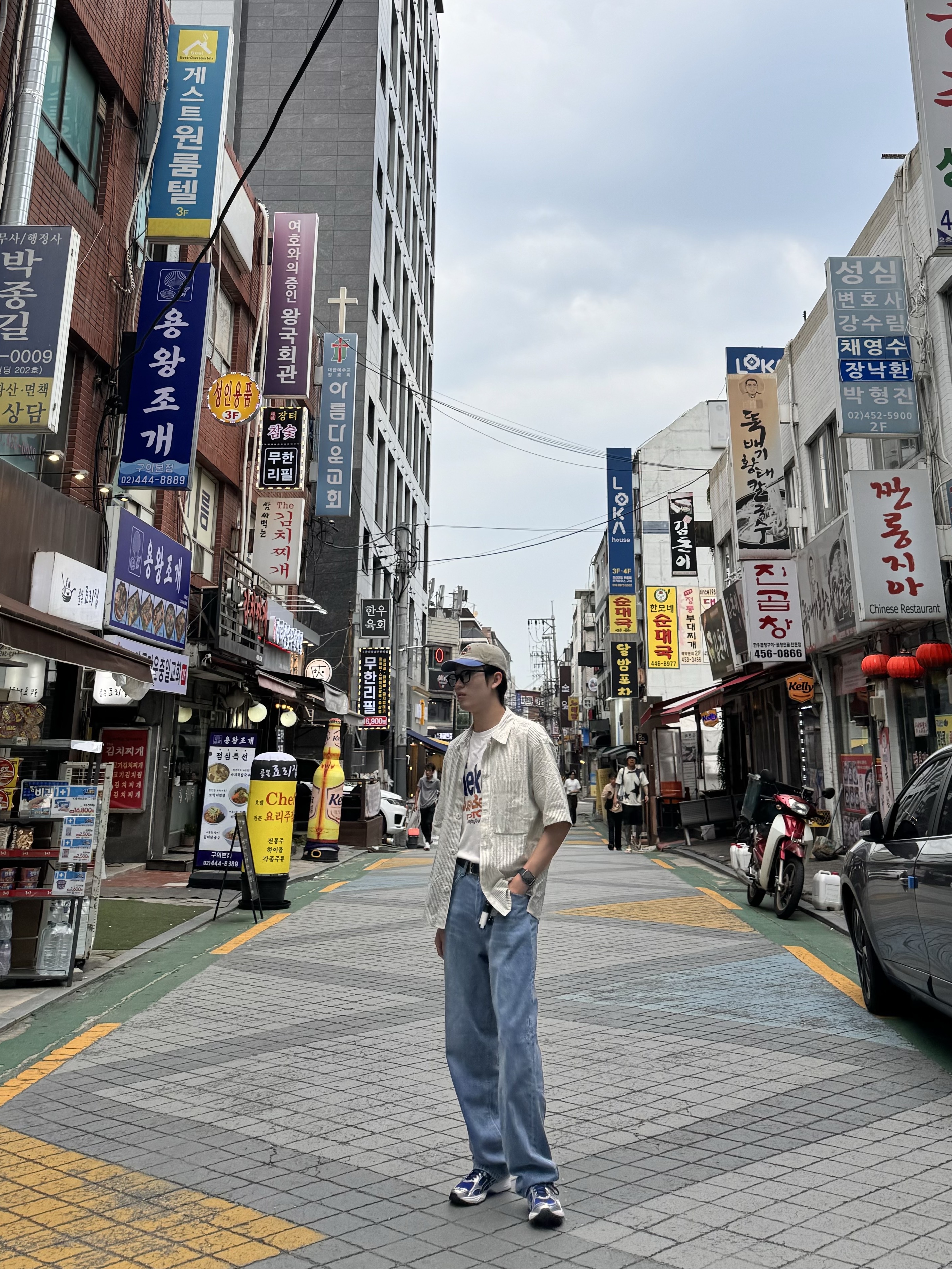 Asics Gel-Kayano 14 Monaco Blue Black, NewJeans x Murakami Metal Keyring Flower 착용 스타일 - 4