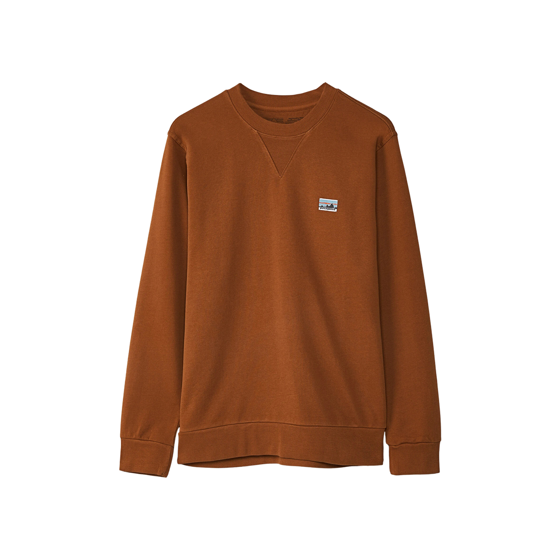 Patagonia Regenerative Organic Certified Cotton Crewneck Sweatshirt Earthworm Brown 상세 이미지 1