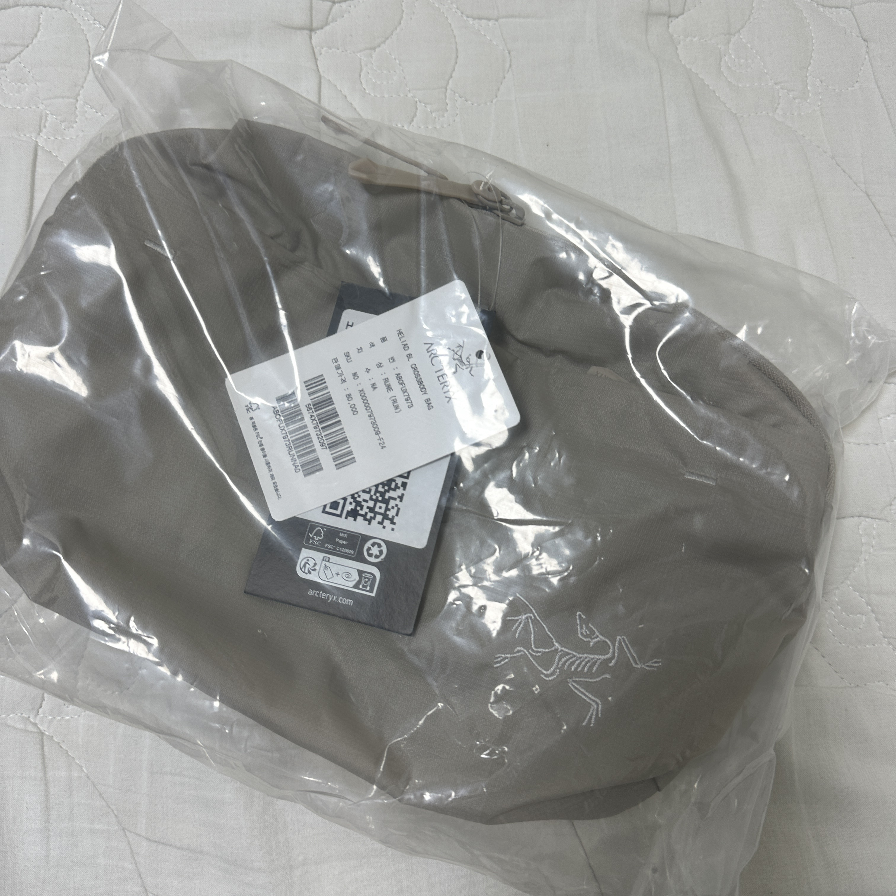 Arc'teryx Heliad 6 Crossbody Bag Rune 착용 스타일 - 1