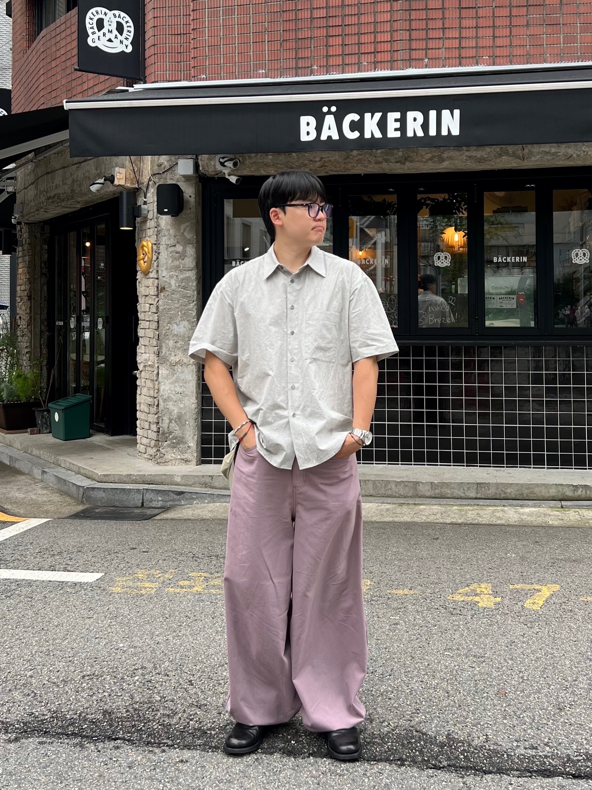 Kinchi Grainy - 547 (a) Vibram Black 착용 스타일 - 4