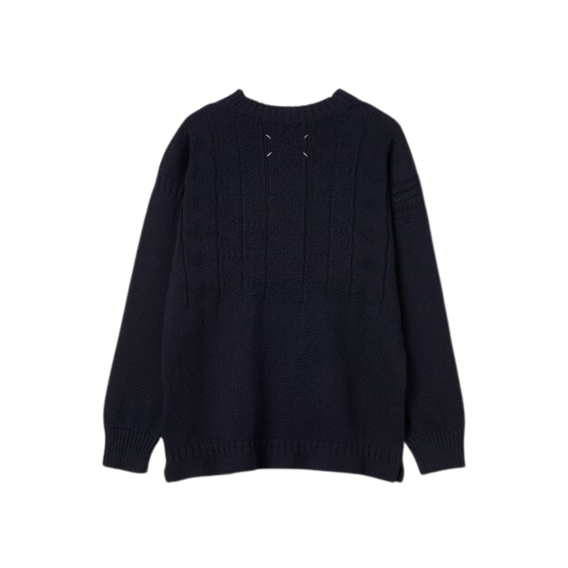 Maison Margiela 4 Stitch Knit Navy 상세 이미지 2