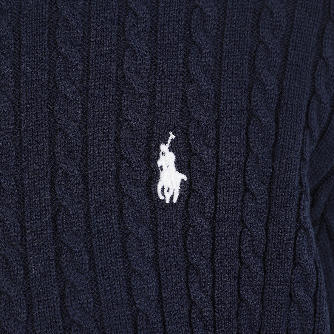 KW4DKNCRLC0NY [30%적립] Polo Ralph Lauren Children Mini Cable Cotton Cardigan Navy - #4