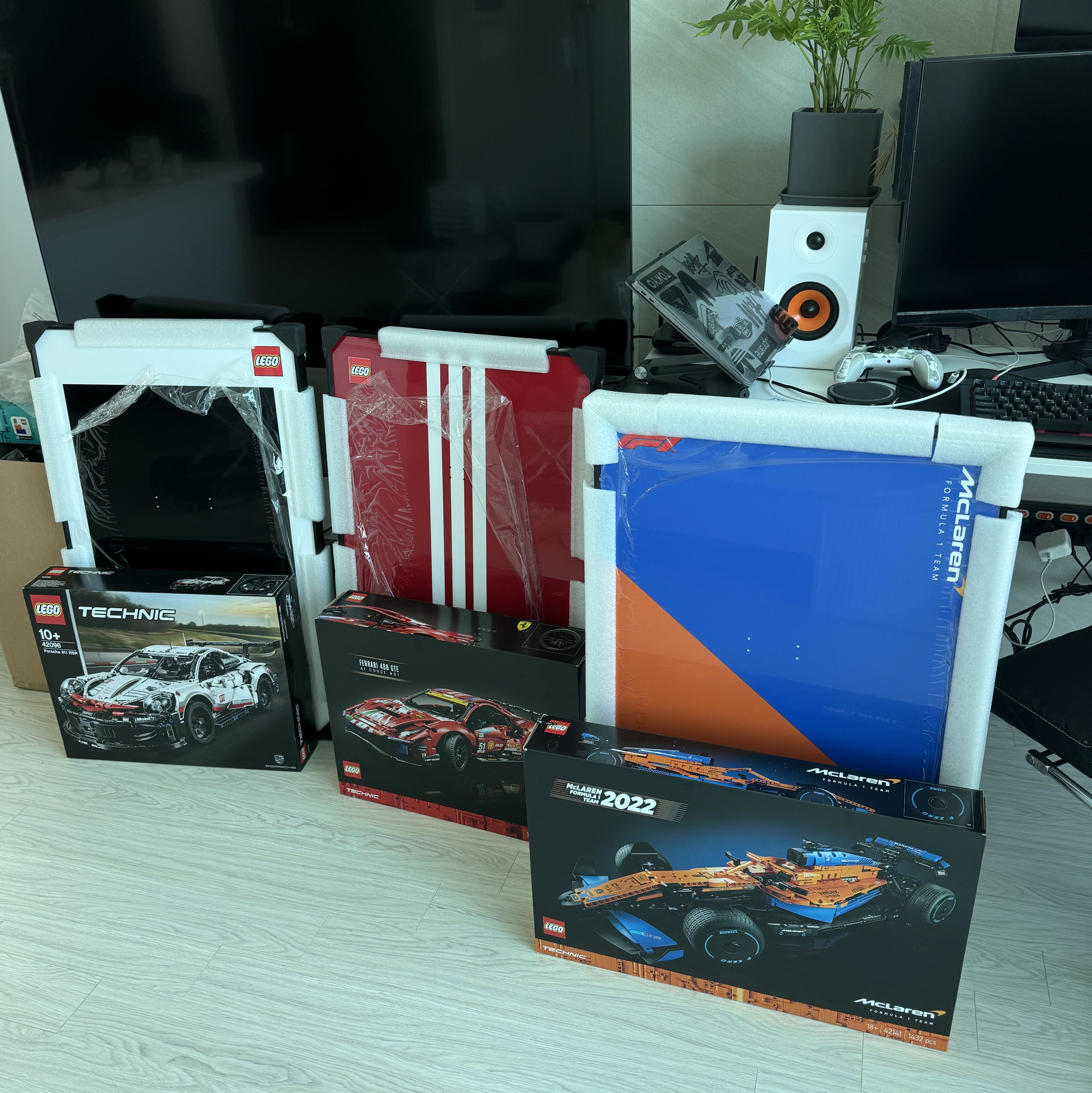 Lego McLaren Formula 1 Race Car, Lego Ferrari 488 GTE AF Corse #51 착용 스타일