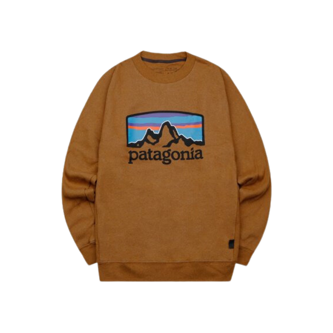 Patagonia Fitz Roy Horizons Uprisal Crew Sweatshirt Bear Brown 상세 이미지 1