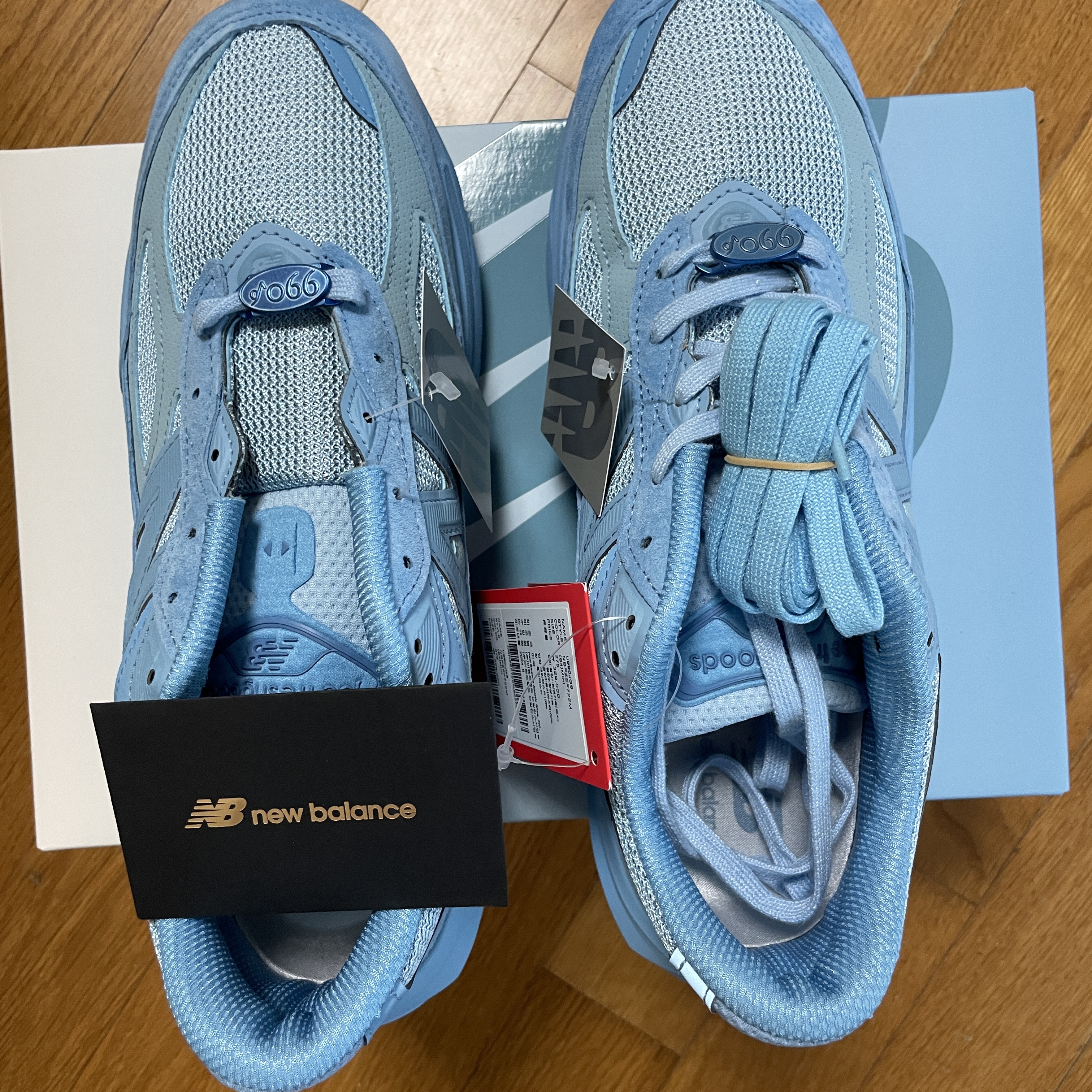 New Balance x Joe Freshgoods 990v6 Made in USA Prom Blue 착용 스타일 - 3