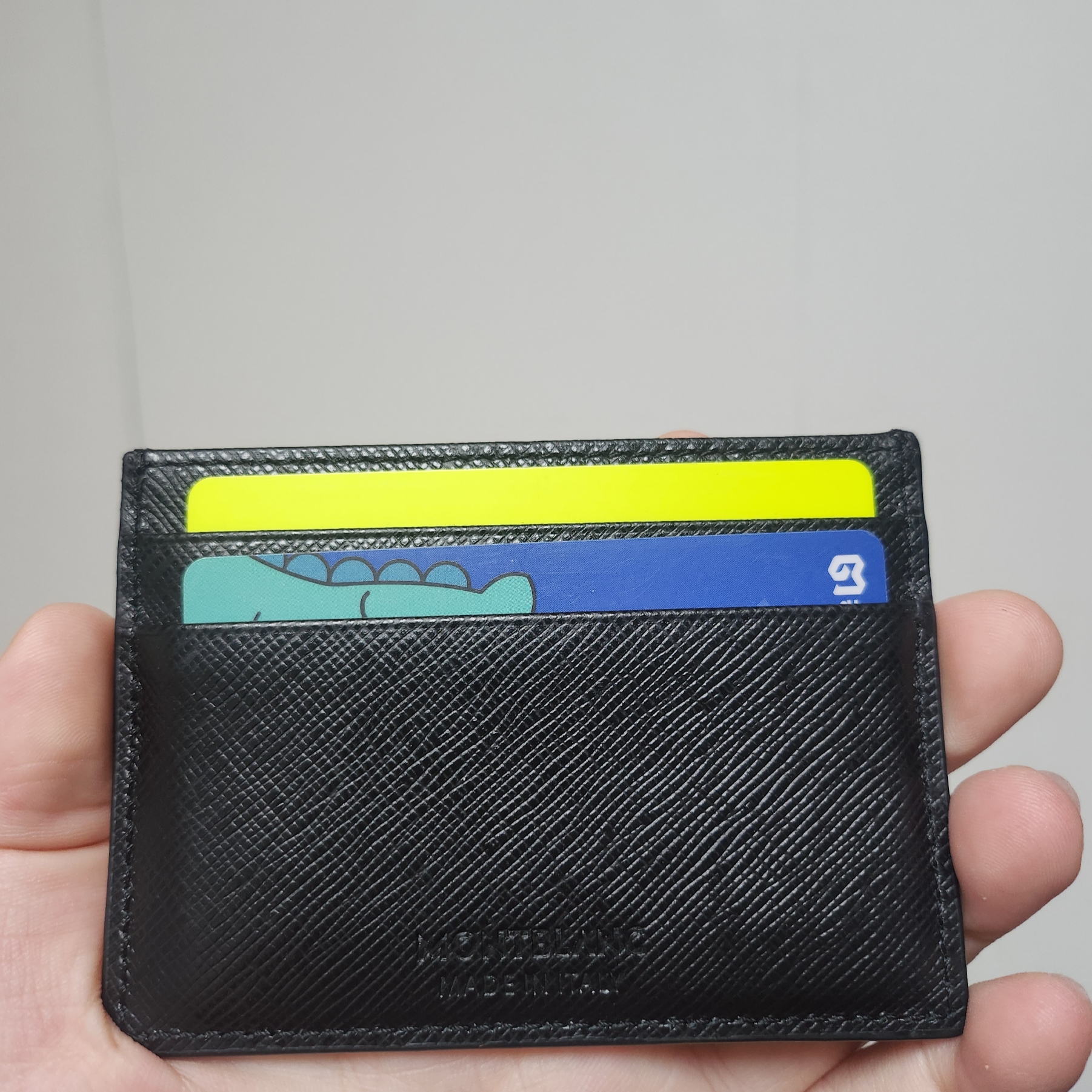 Montblanc Sartorial 5cc Card Holder Black 착용 스타일 - 2