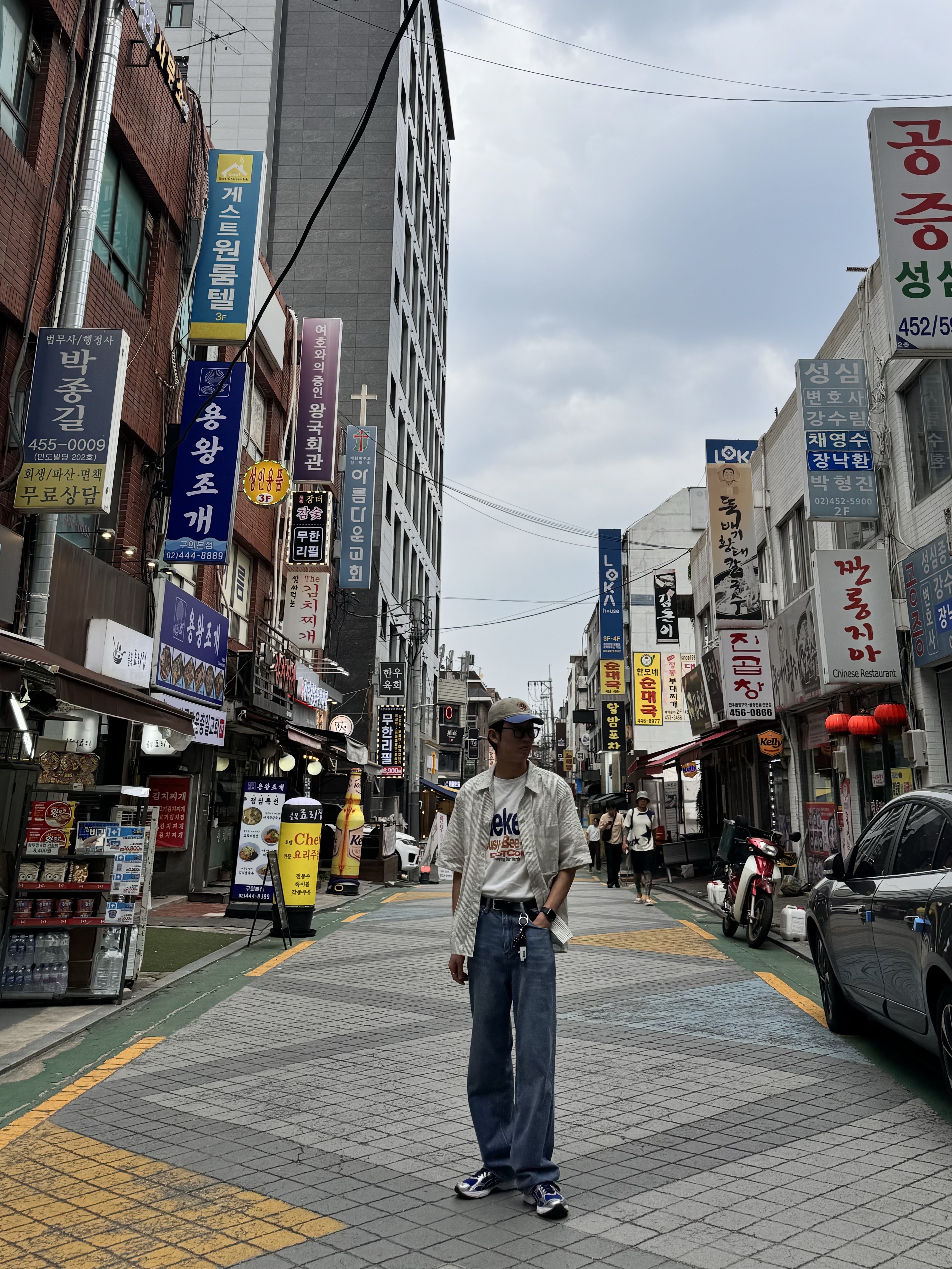 Asics Gel-Kayano 14 Monaco Blue Black, NewJeans x Murakami Metal Keyring Flower 착용 스타일 - 1