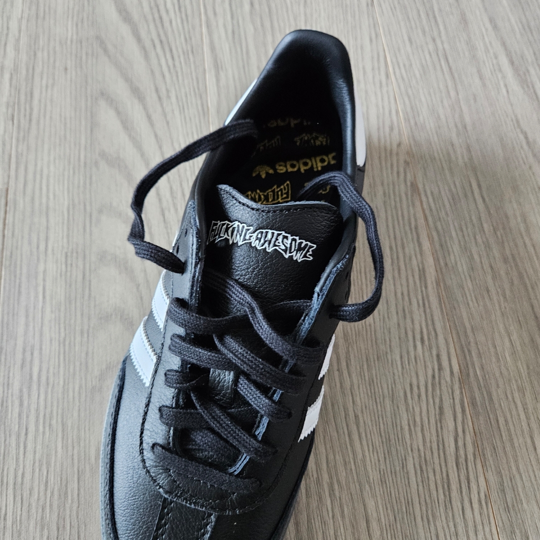 Adidas x Fucking Awesome Samba Core Black 착용 스타일
