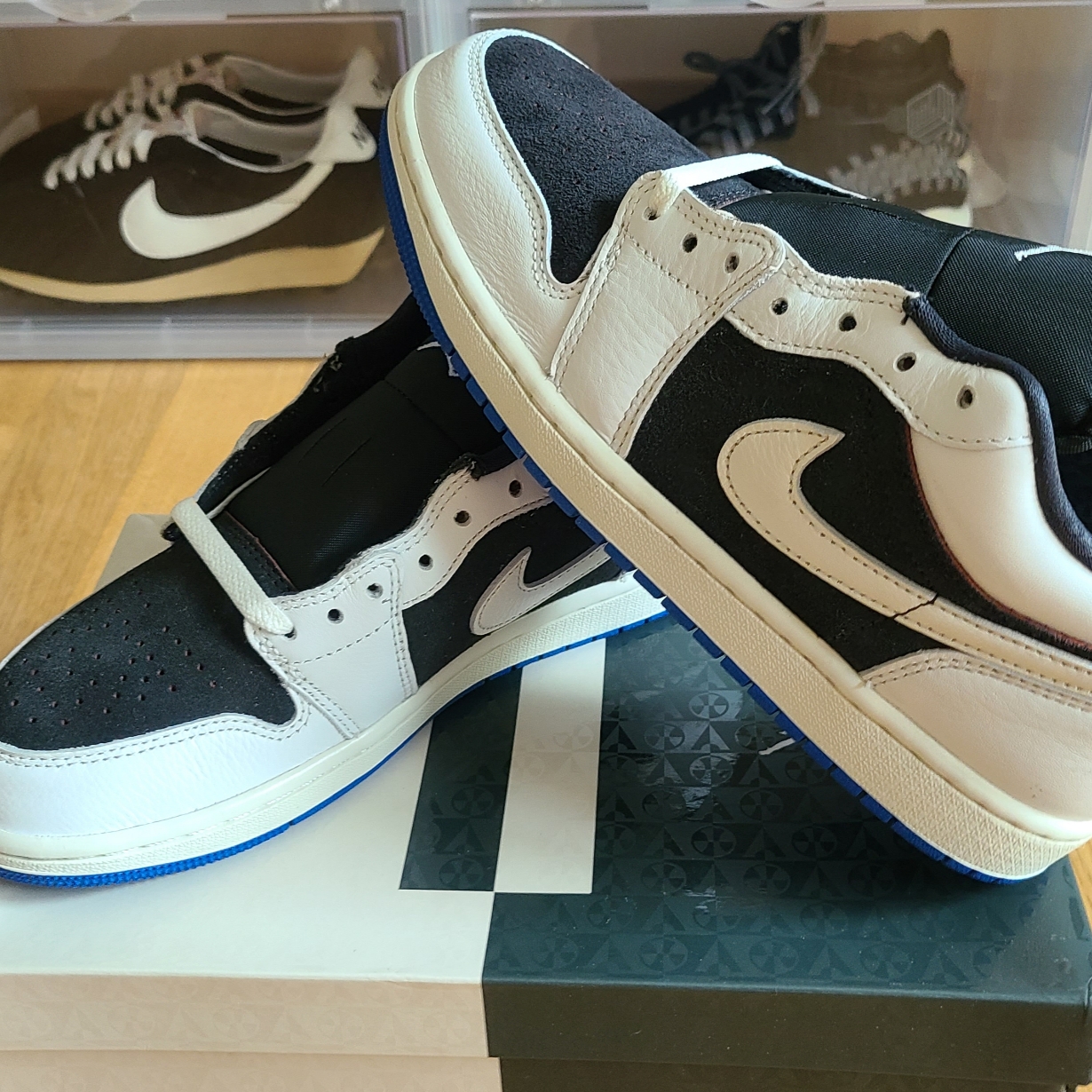 Jordan 1 Low Quai 54 착용 스타일 - 1