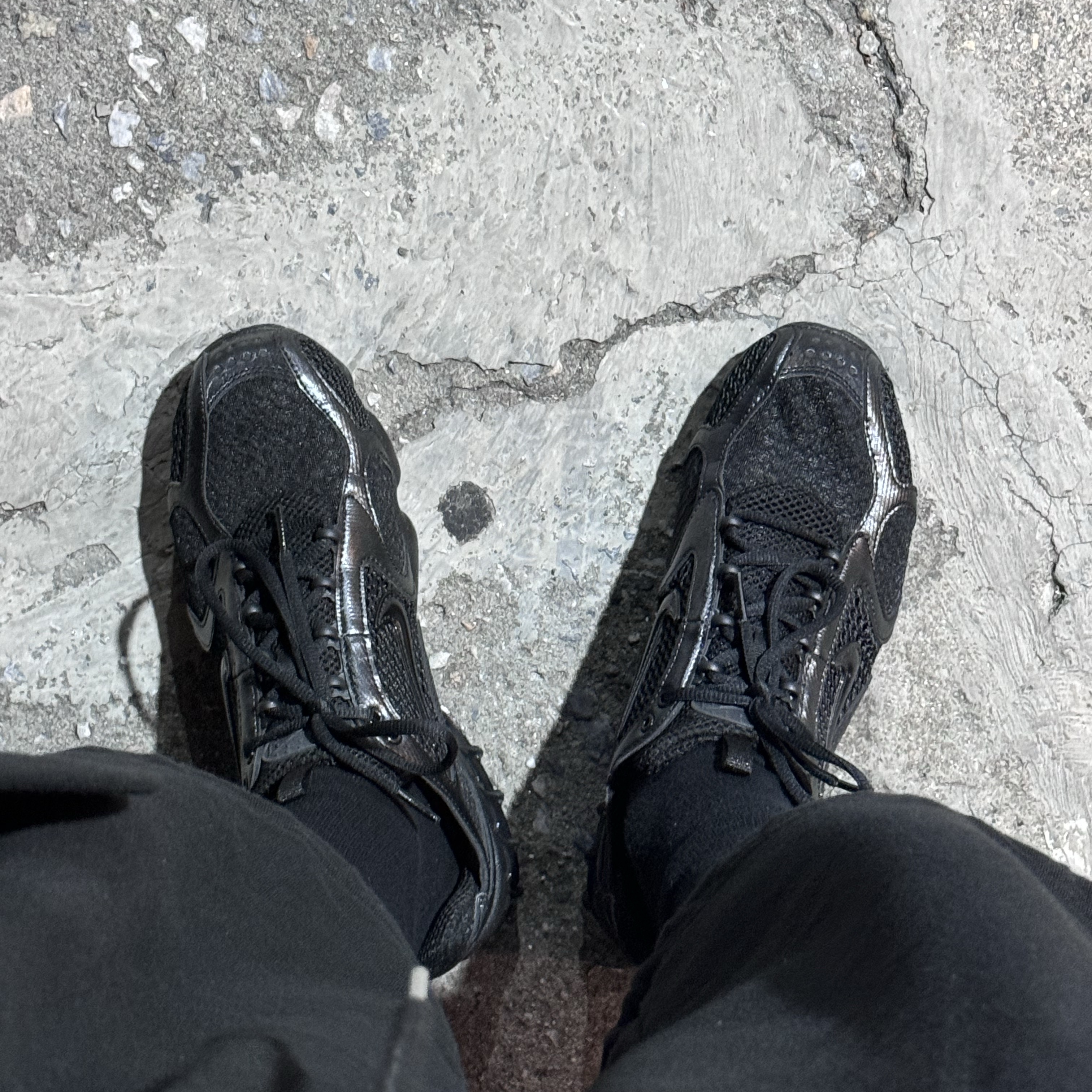 Nike Air Zoom Spiridon Cage 2 Black Anthracite 착용 스타일