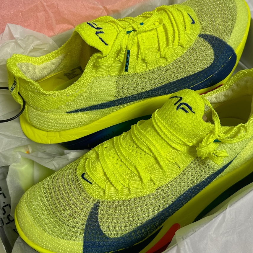 Nike Air Zoom Alphafly Next% 3 Volt 착용 스타일