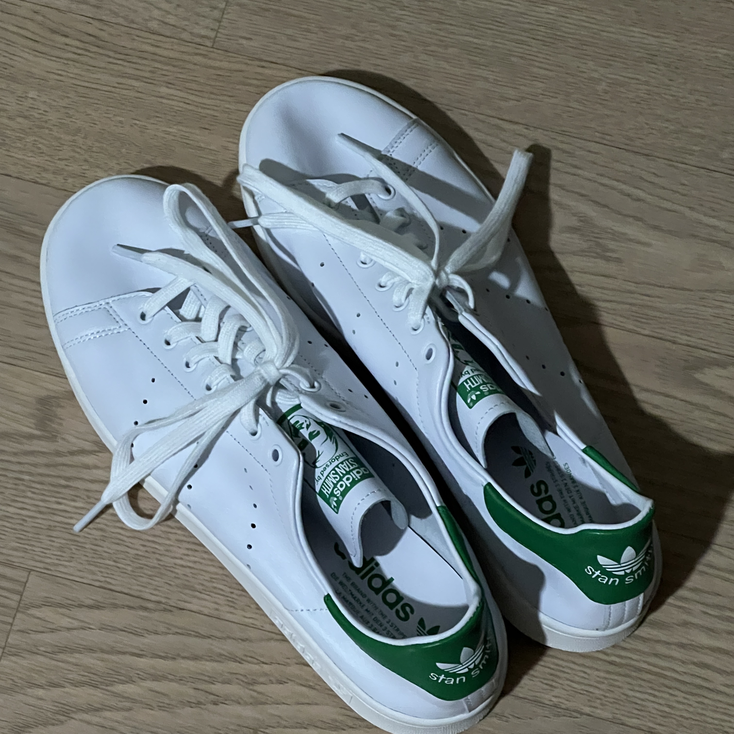 Adidas Stan Smith Decon Cloud White Green 착용 스타일 - 2