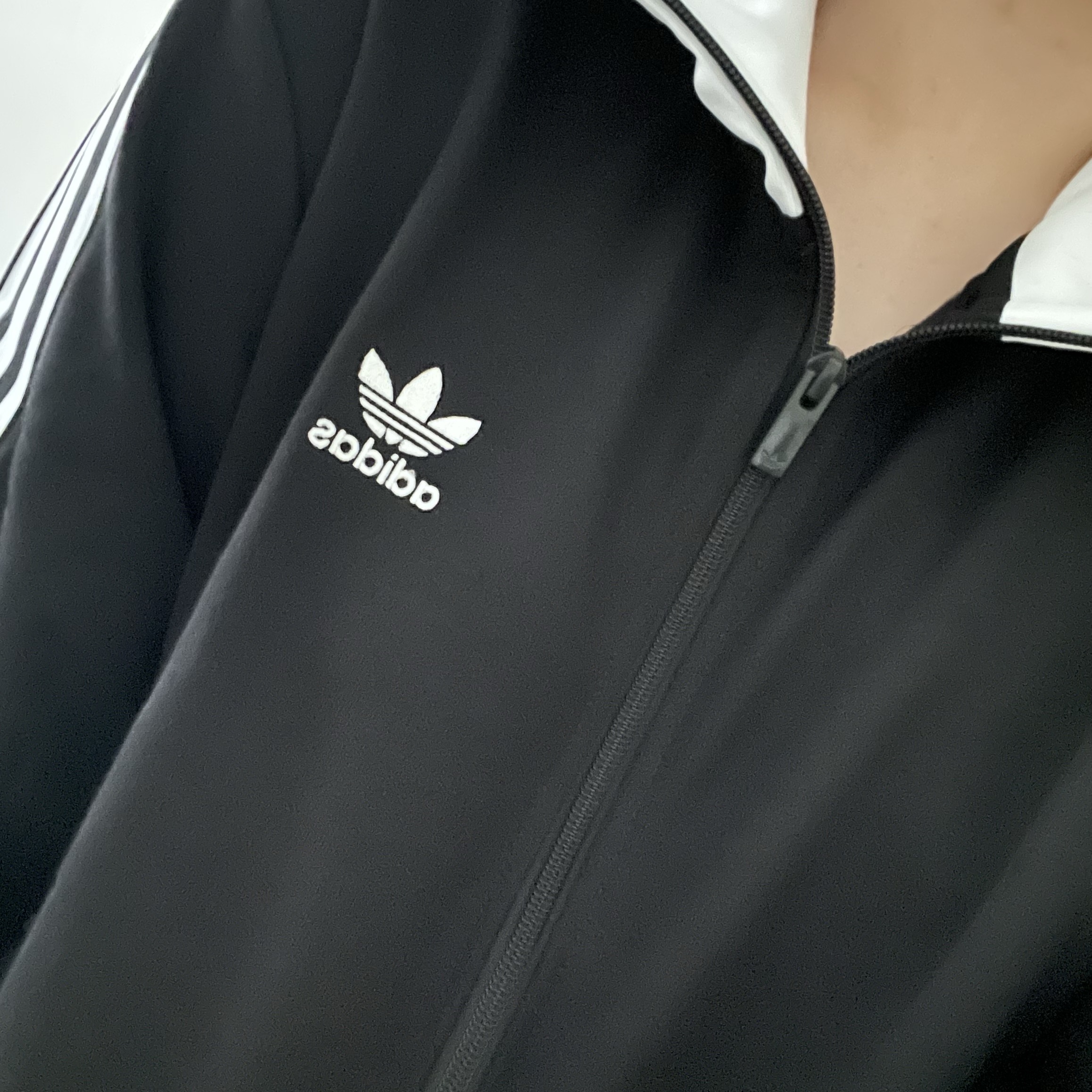 Adidas Adicolor Classics Beckenbauer Track Jacket Black - KR Sizing 착용 스타일