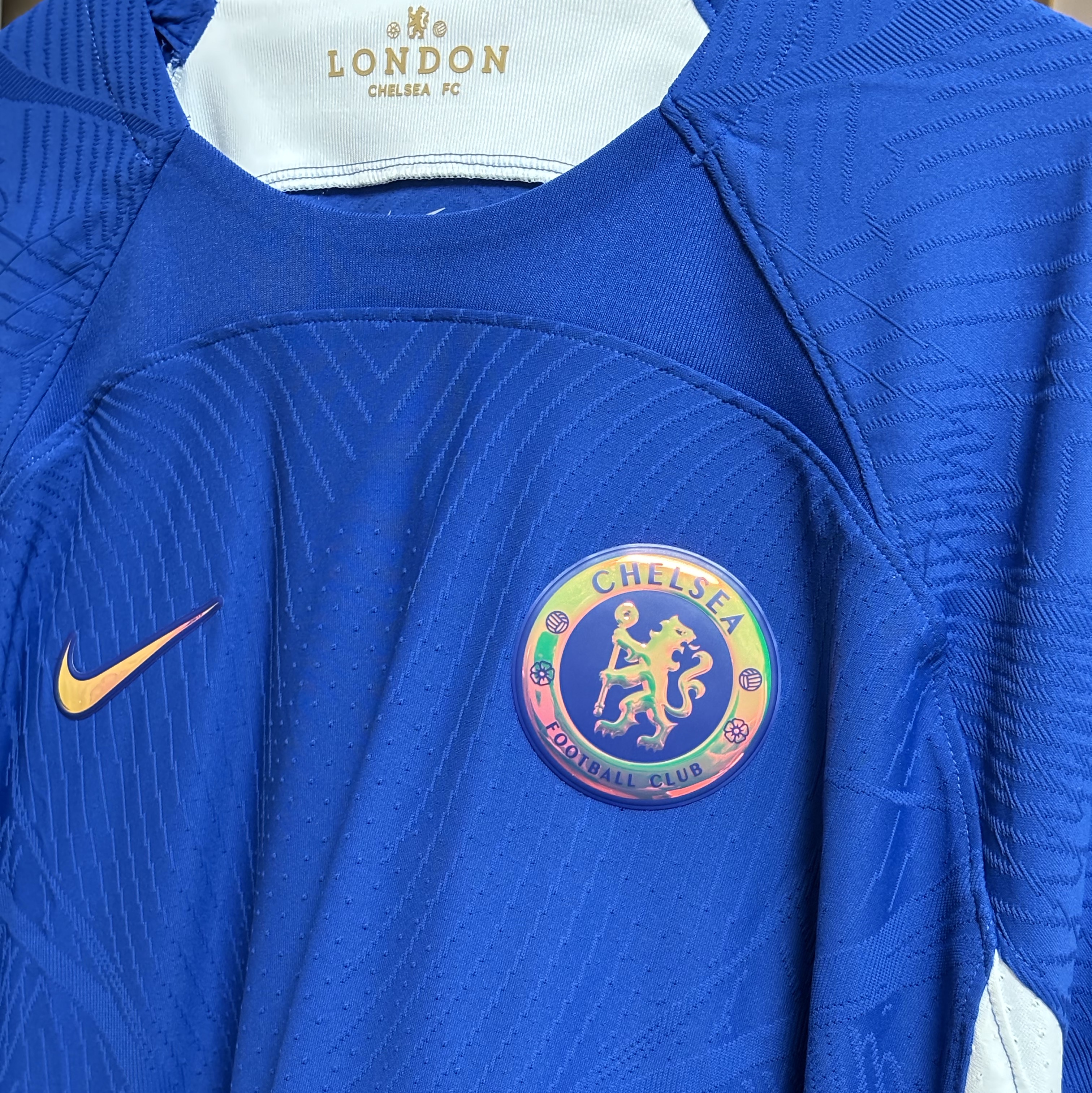Nike Chelsea FC 2023/24 Dri-Fit ADV Match Home Jersey Rush Blue (Non Marking & Non Sponser Ver.) 착용 스타일 - 2