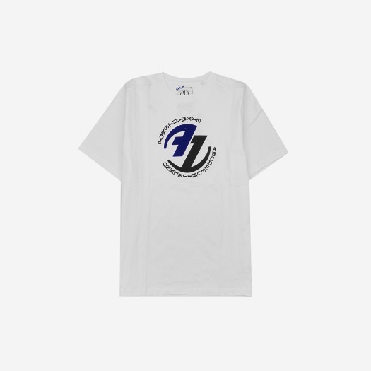 Zara x Ader Error Graphic T-Shirt White