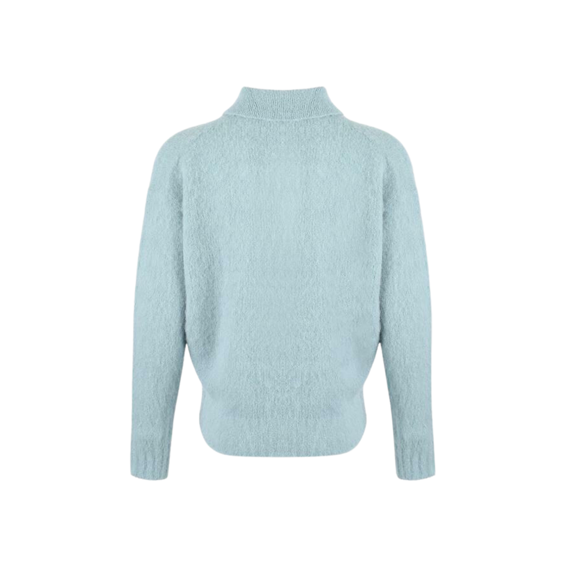 AMI Hairy Polo Sweater Aquamarine 상세 이미지 2