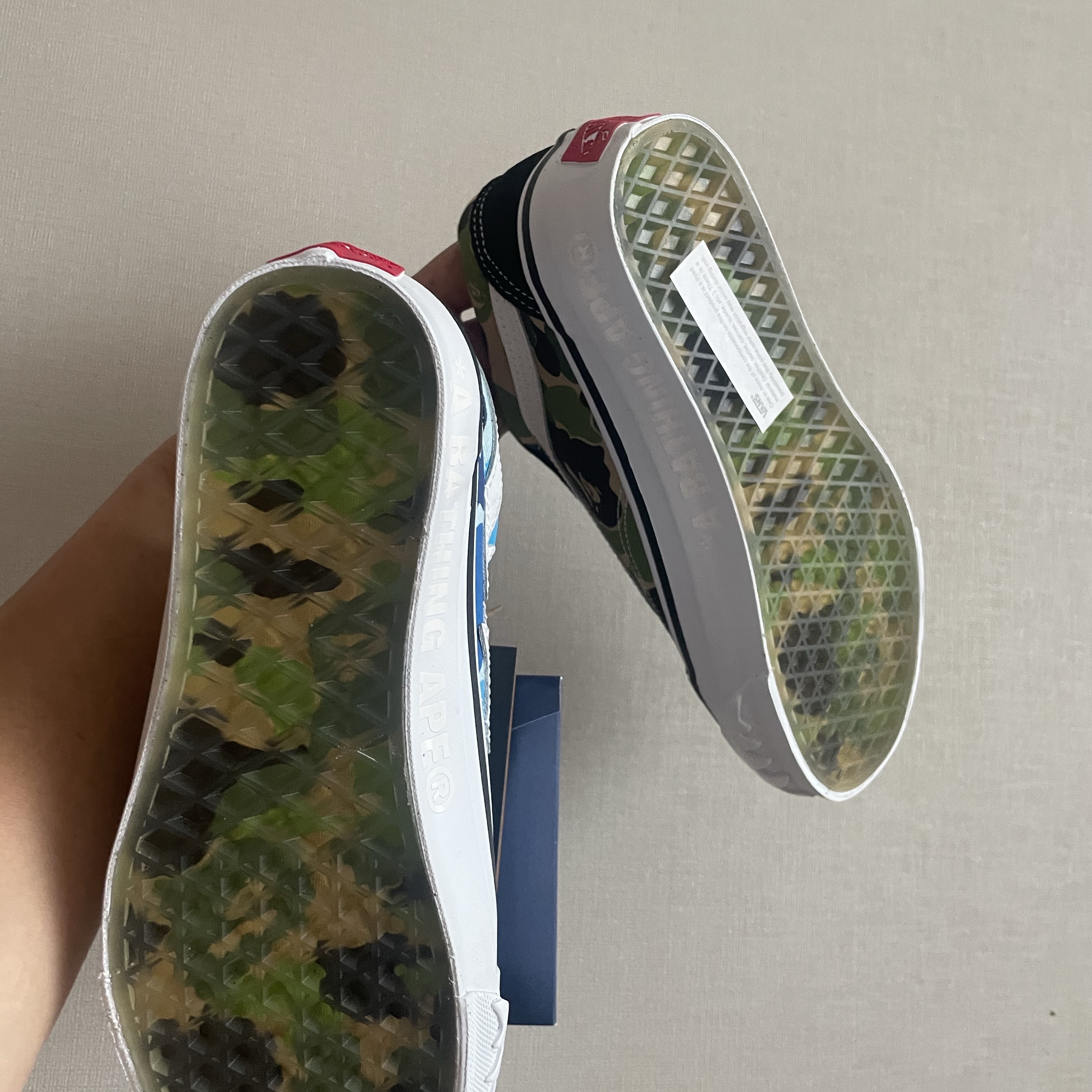 Vans x BAPE Old Skool TB LX Black 착용 스타일 - 3