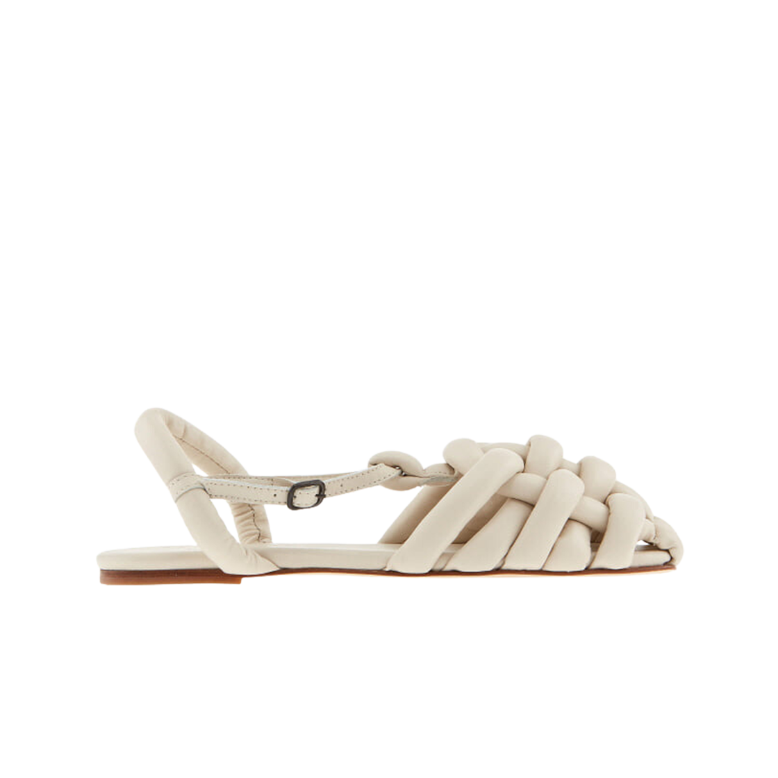 (W) 헤레우 카베르사 패딩 피셔맨 샌들 크림((W) Hereu Cabersa Padded Fisherman Sandal Cream)
