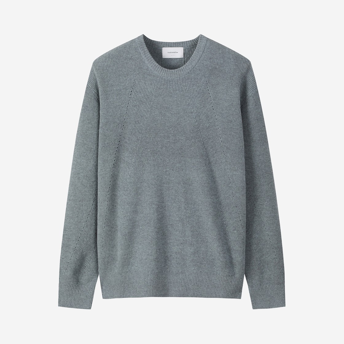 CWWAW24801BUL Customellow Wool Sweater Light Blue - 대표 이미지 #1