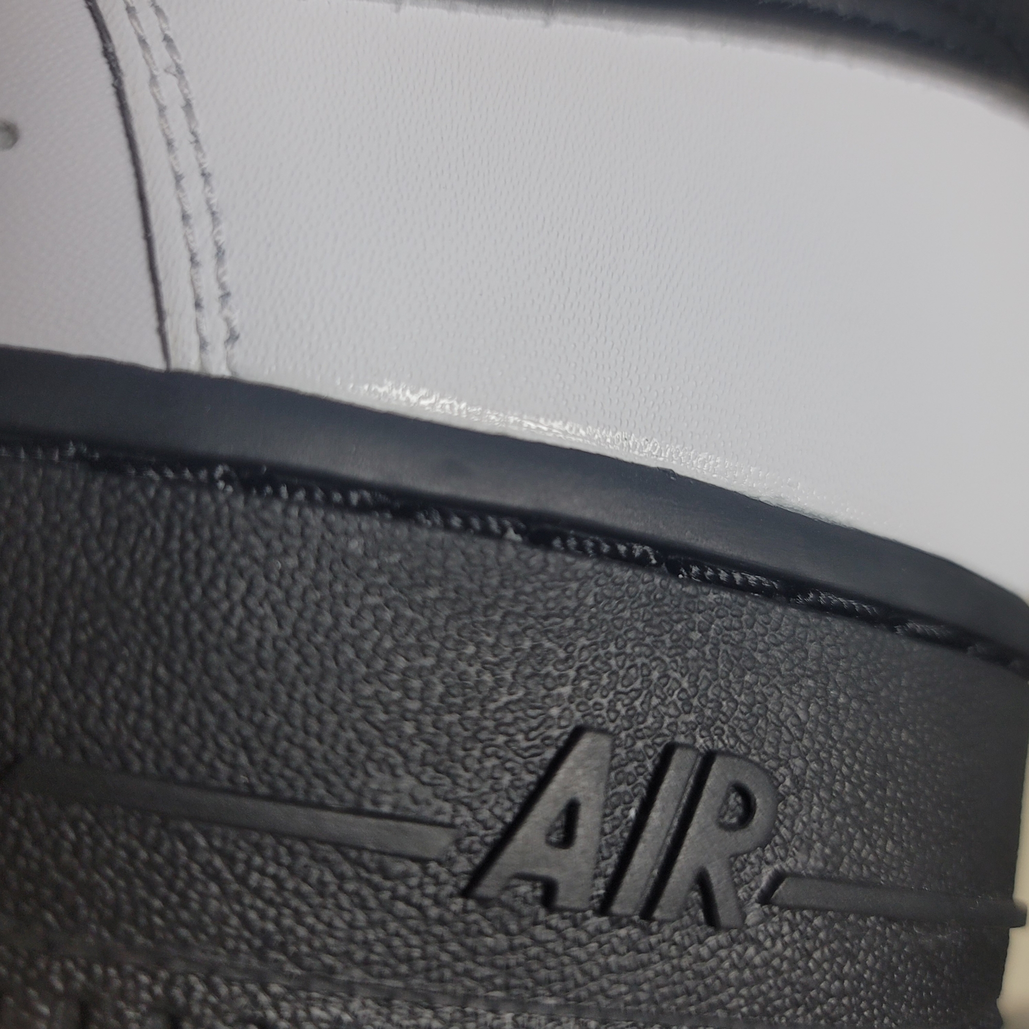 Nike Air Force 1 Low White Black Midsole 착용 스타일 - 2
