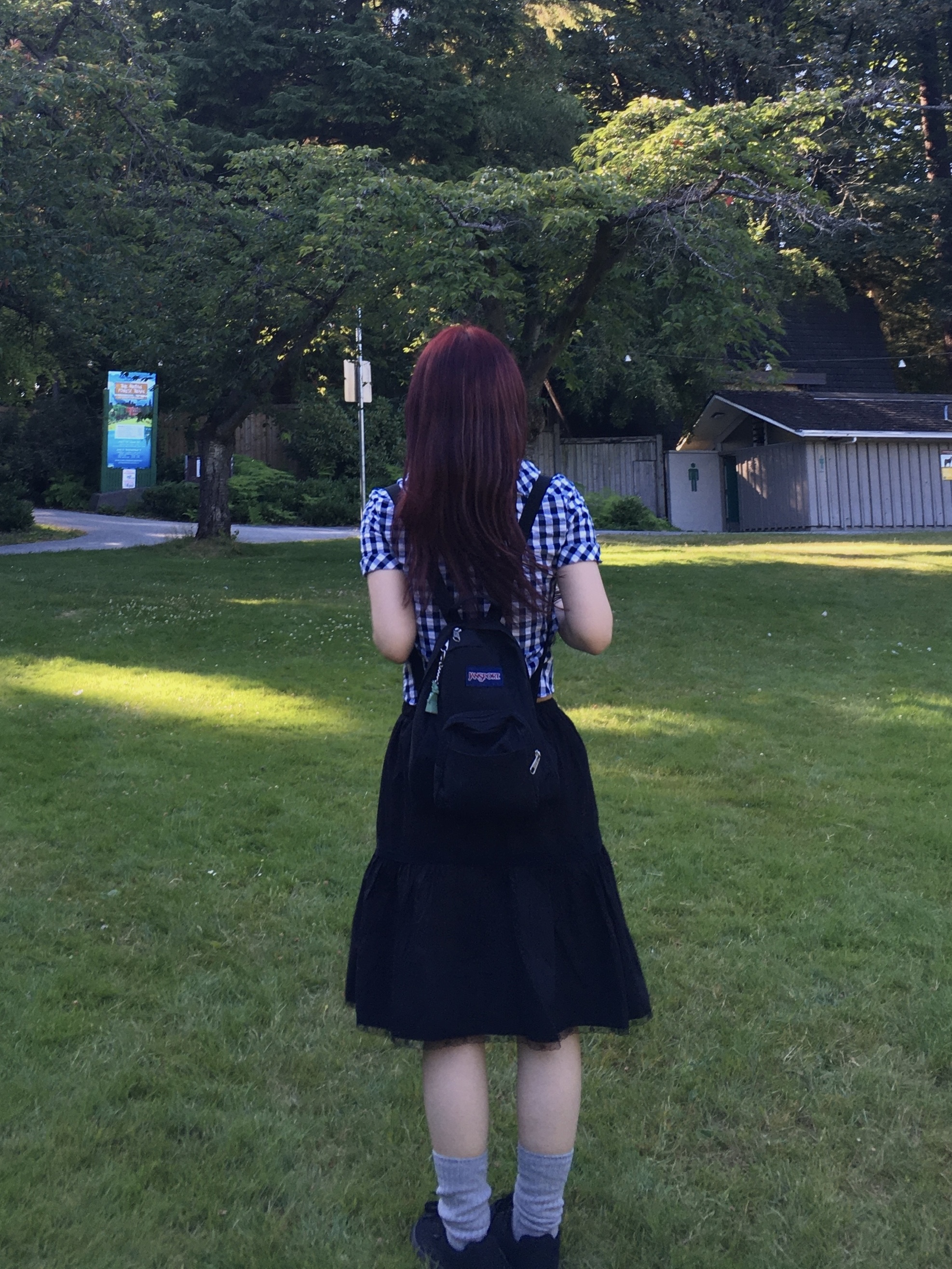 Jansport Half Pint Mini Backpack Black 착용 스타일 - 6