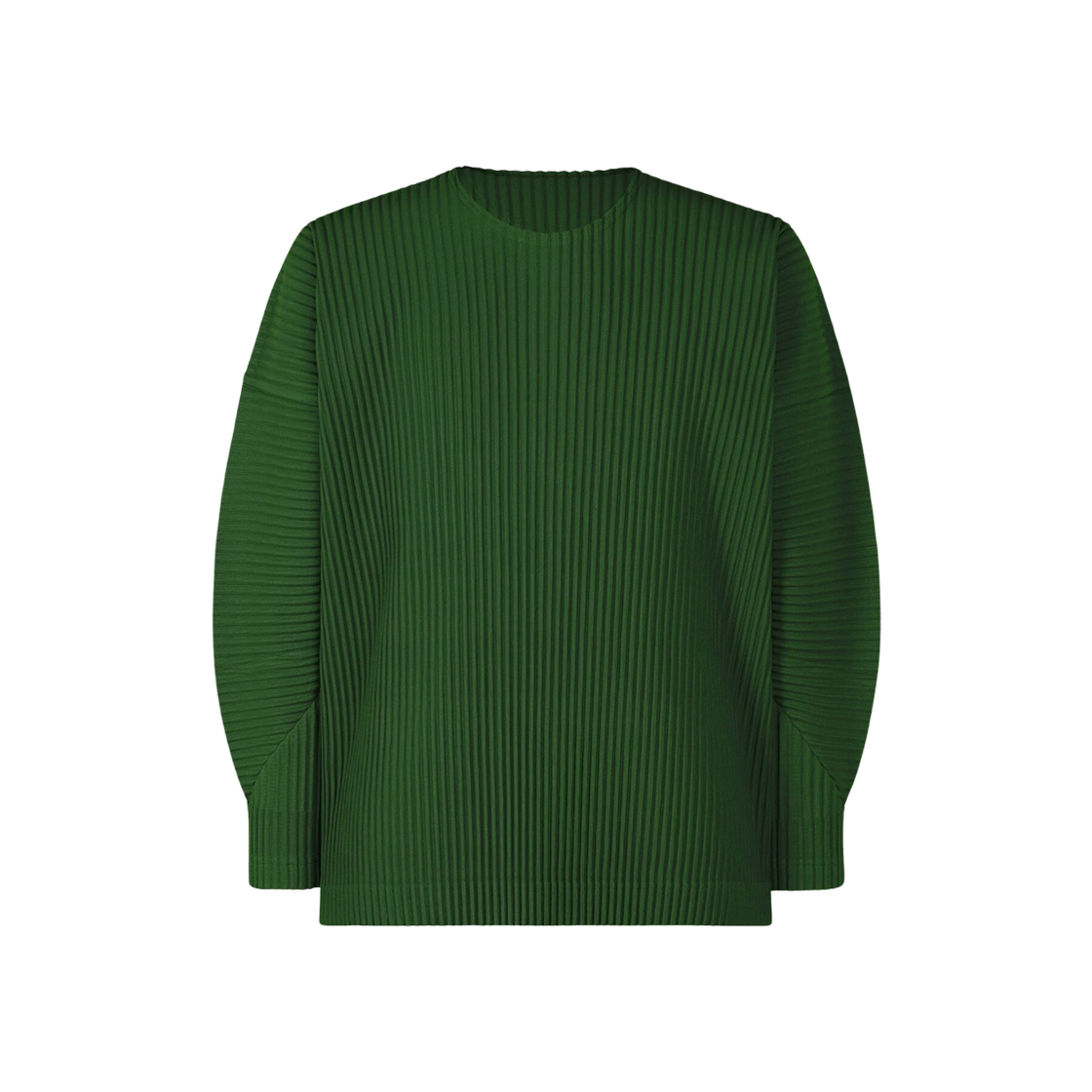 Homme Plisse Issey Miyake MC August Long Sleeve T-Shirt Seaweed Green 상세 이미지 1