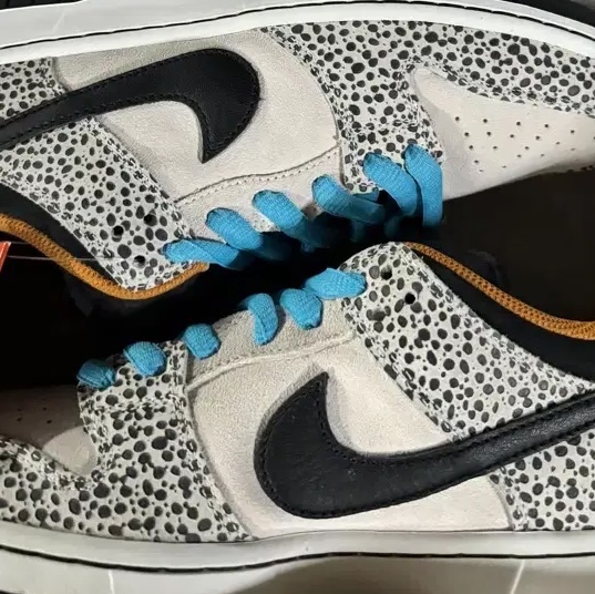 Nike SB Dunk Low Pro Electric Phantom and Black 착용 스타일