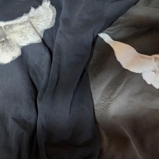 Yeezy Gap Engineered By Balenciaga Dove Hoodie Washed Black, Yeezy Gap Engineered By Balenciaga Dove Hoodie Black 착용 스타일 - 1