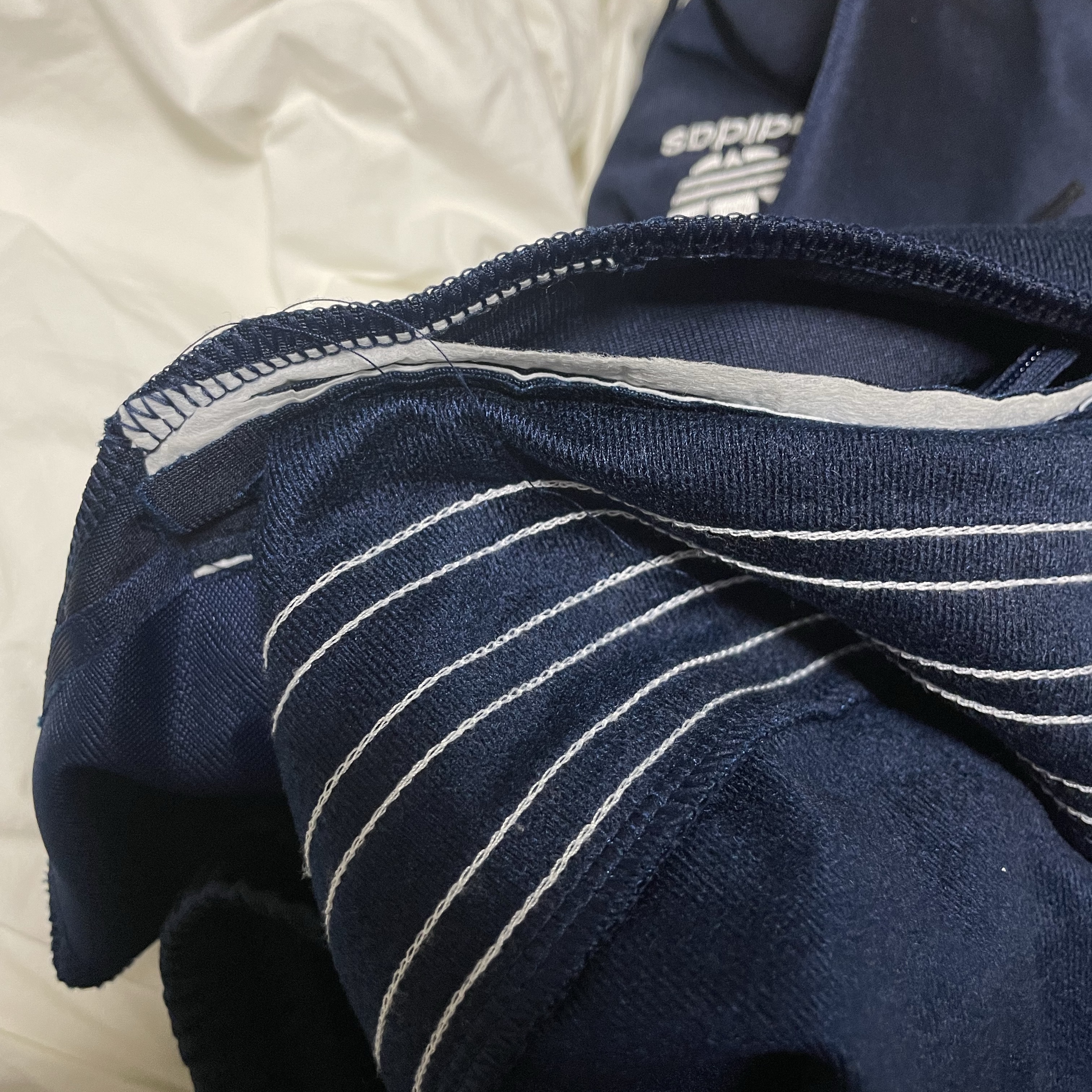 Adidas Adicolor Firebird Shorts Night Indigo - KR Sizing 착용 스타일 - 1