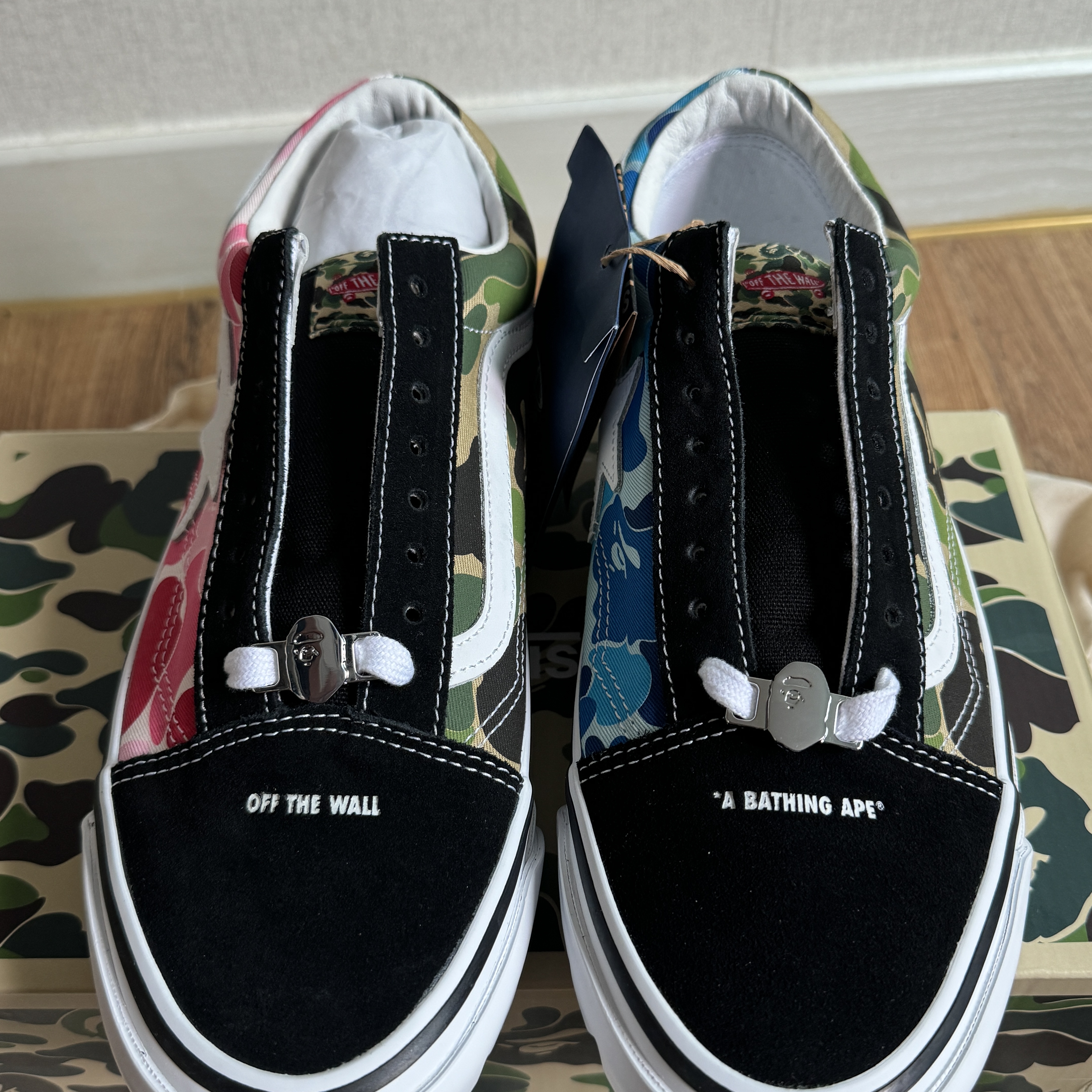 Vans x BAPE Old Skool TB LX Black 착용 스타일 - 4