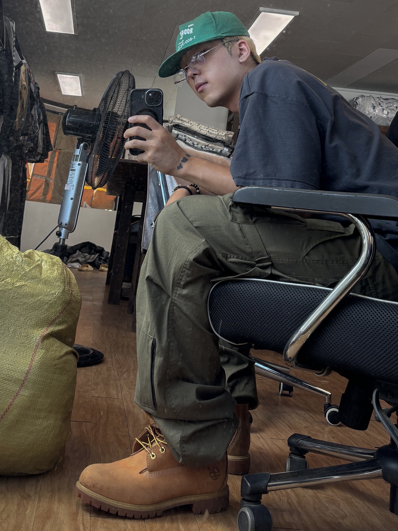 Timberland Premium 6 inch Waterproof Boot Wheat Nubuck - Wide 착용 스타일 - 2
