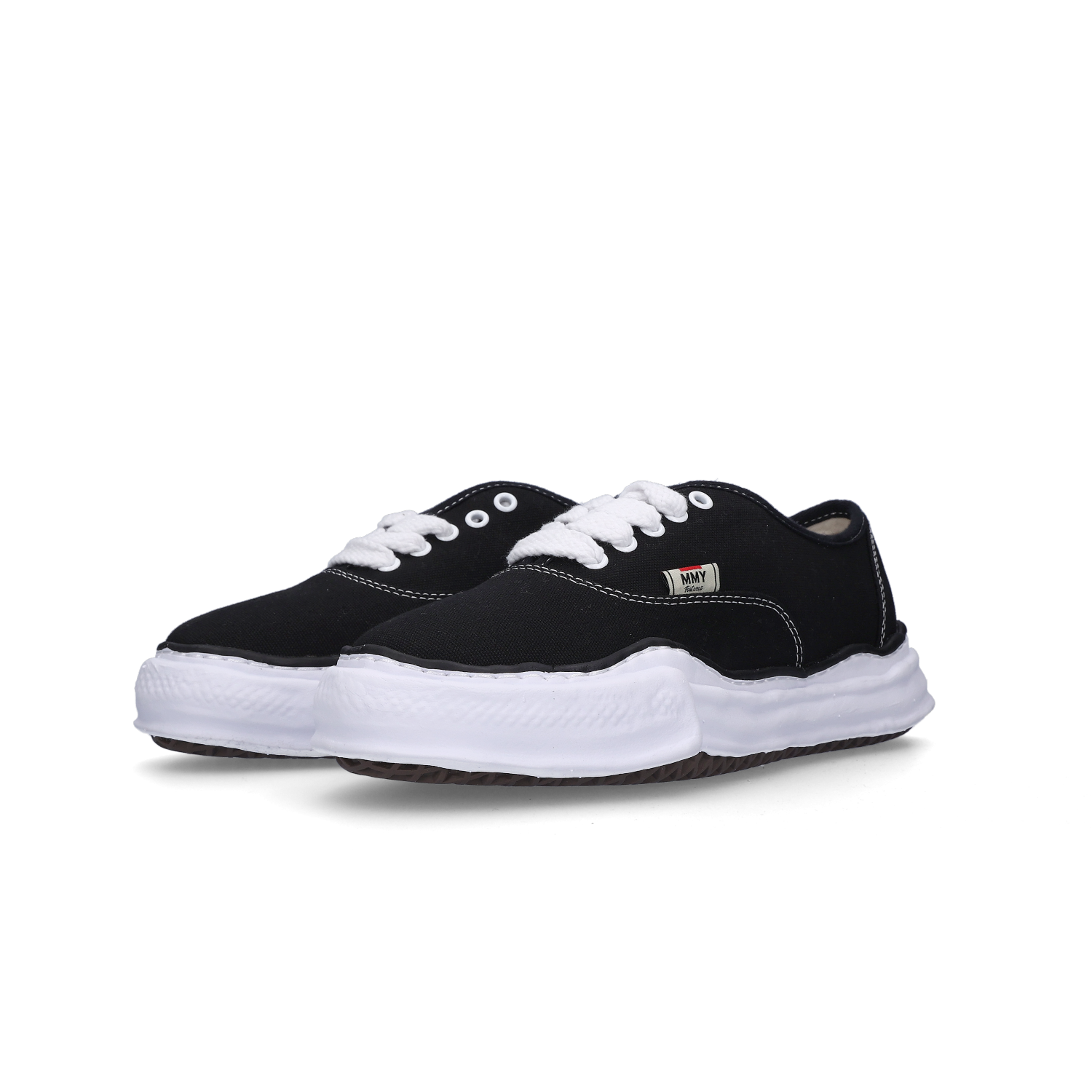 Maison Mihara Yasuhiro Baker OG Sole Canvas Low Cut Sneakers Black