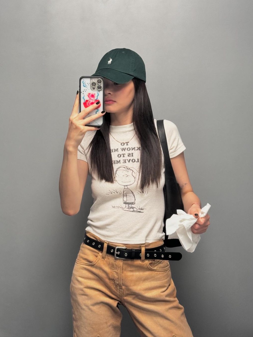 Re/Done Women 90s Baby Linus T-Shirt Vintage White - 24FW 착용 스타일