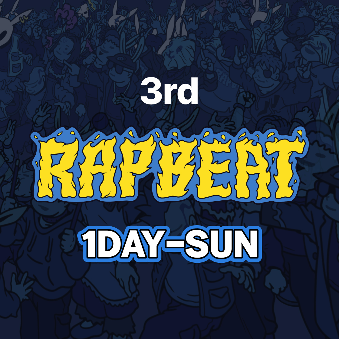 RB2024THIRD1SUN RAPBEAT 2024 3RD TICKET 1DAY-SUN