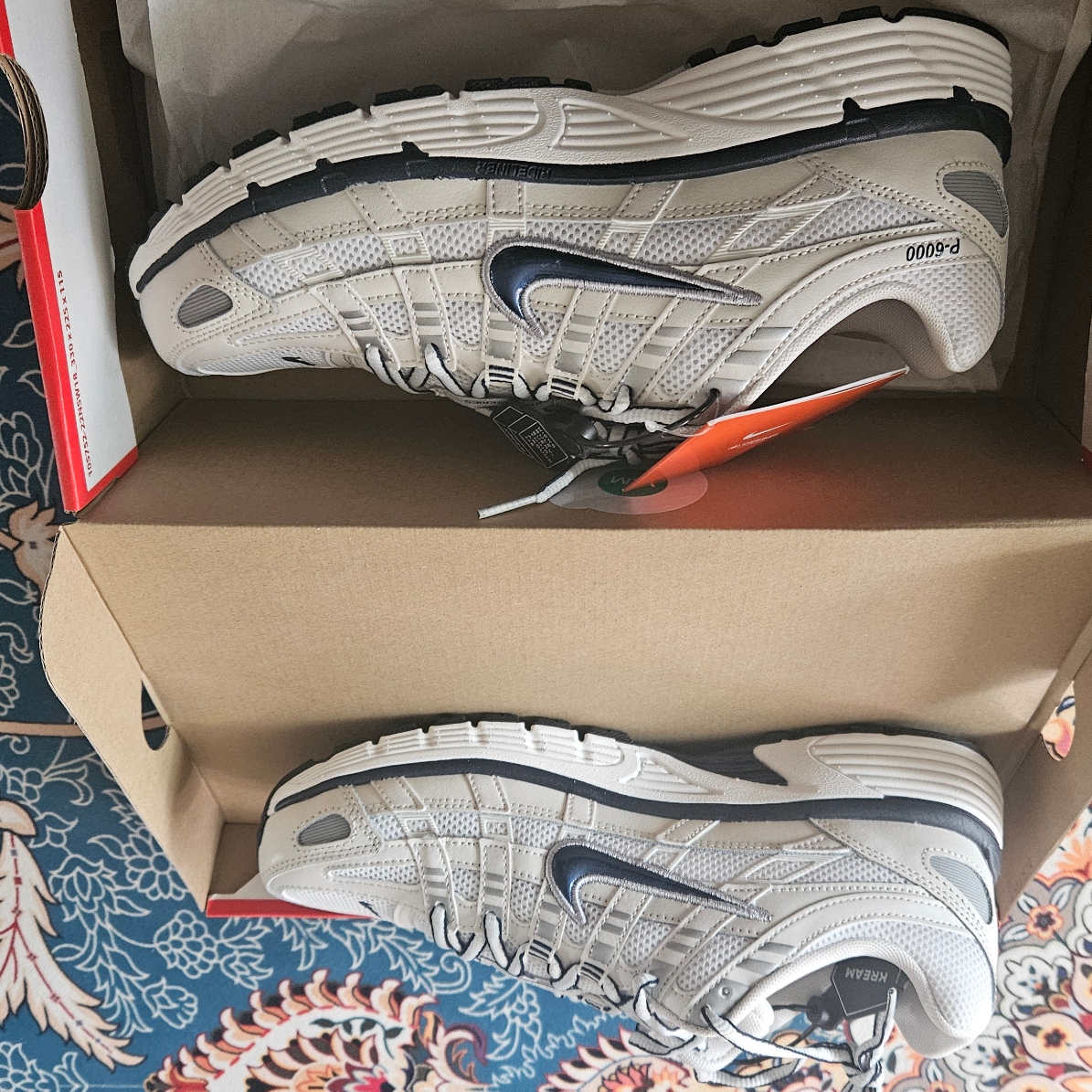 Nike P-6000 Phantom Summit White 착용 스타일