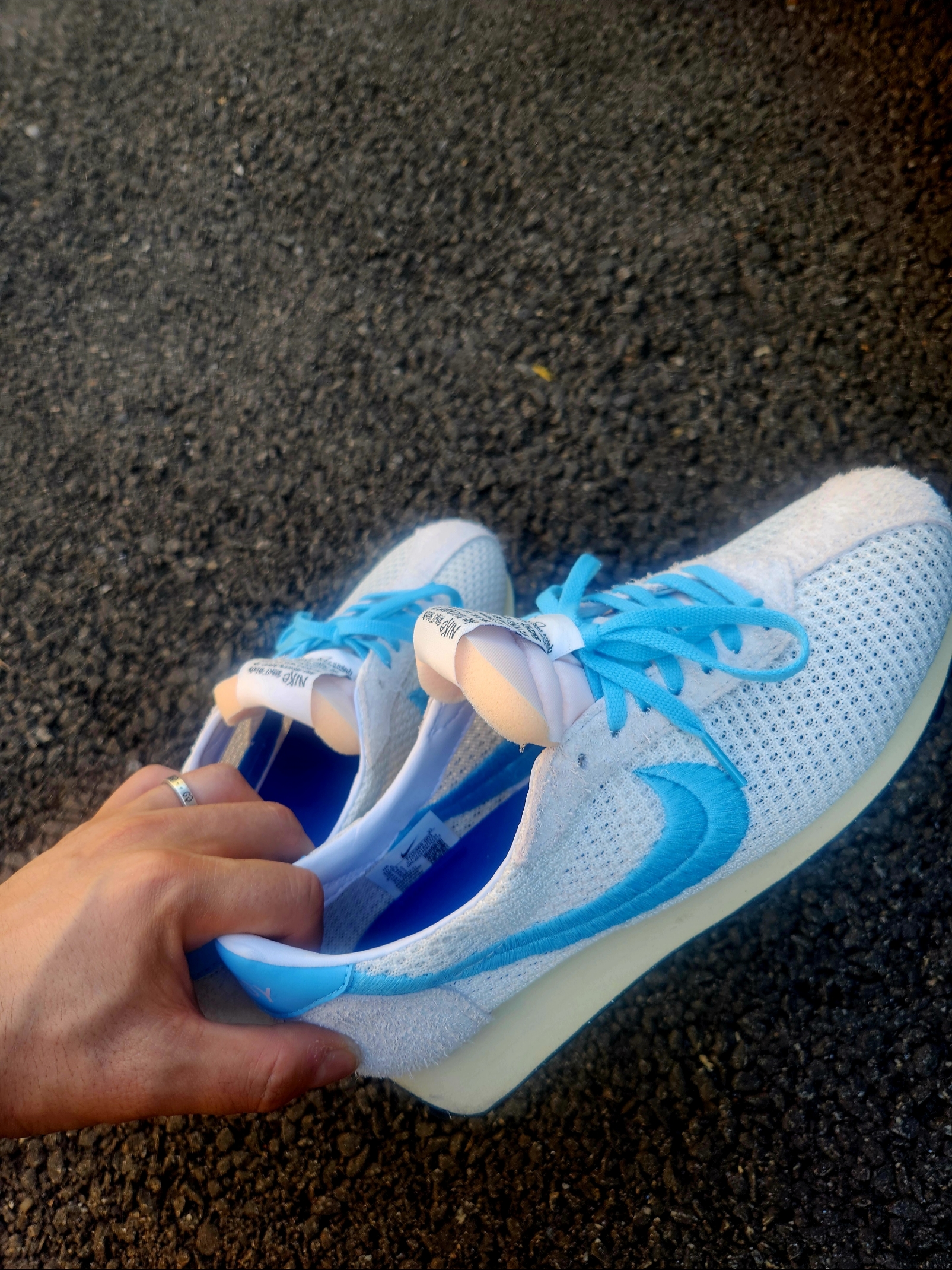 Nike x Stussy LD-1000 SP Phantom Aquarius Blue 착용 스타일