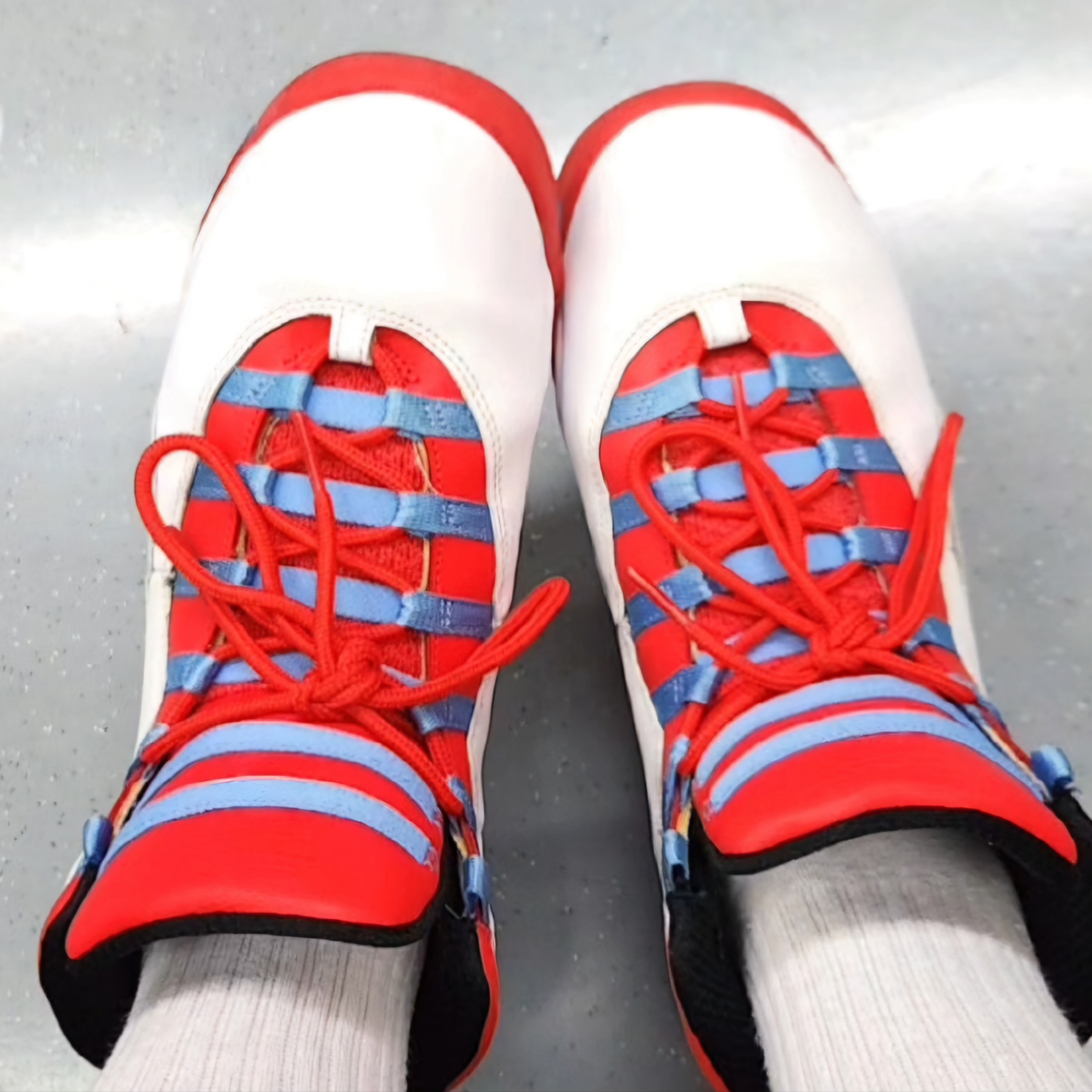 (GS) Jordan 10 Retro Chicago Flag 착용 스타일