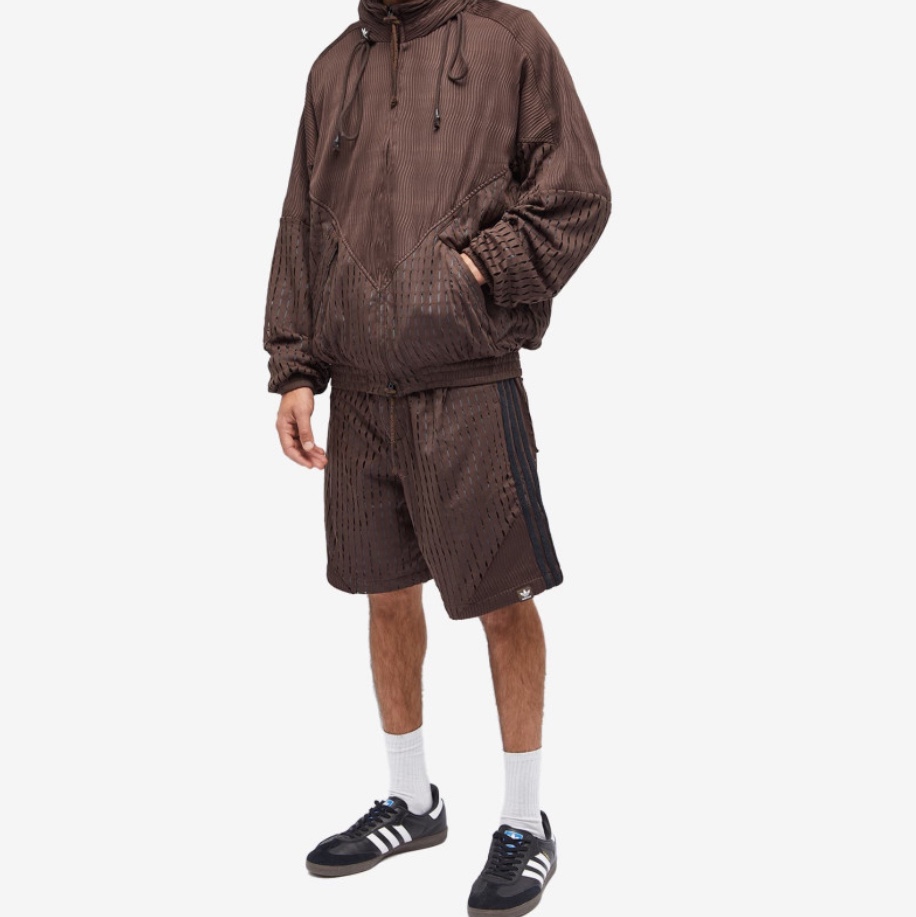 Adidas x Song for the Mute Shorts Dark Brown - KR Sizing 착용 스타일