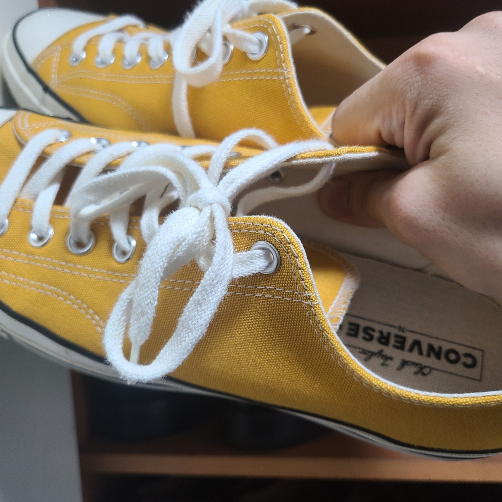 Converse Chuck 70 Ox Vintage Canvas Sunflower 착용 스타일