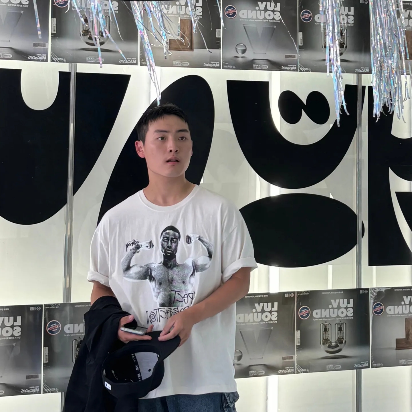 Stussy x Martine Rose Stand Firm Pigment Dyed T-Shirt Natural 착용 스타일 - 1