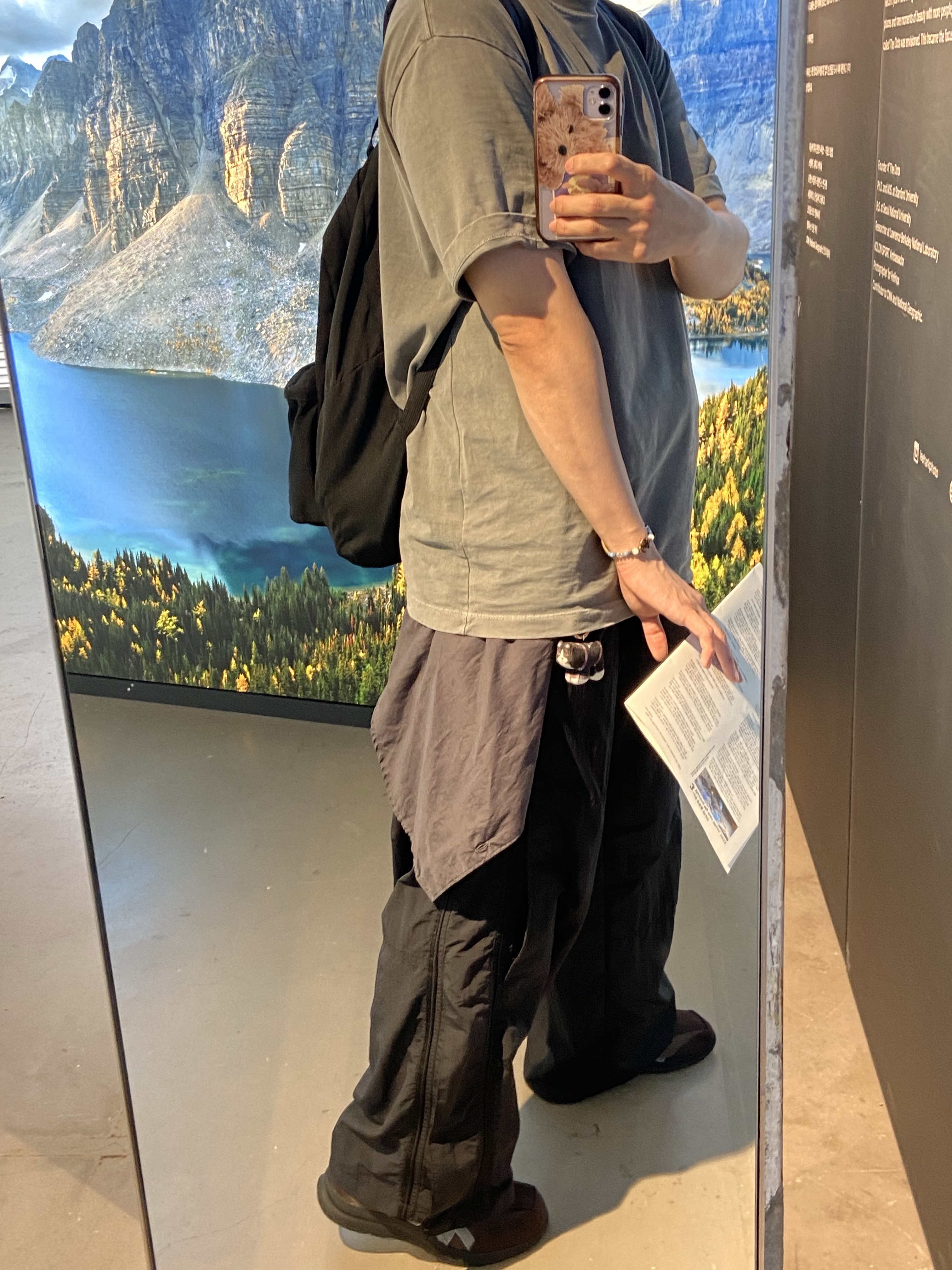 Asics Life Walker 010 Coffee - 3E Wide, Polyteru Tenco Loosed Shirt 2.0 Dyed Purple Gray 착용 스타일