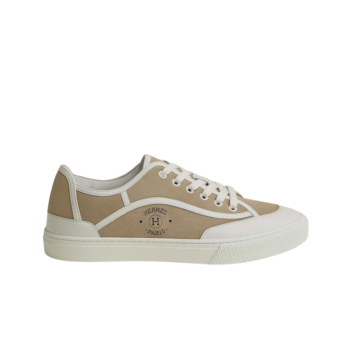 에르메스 겟 스니커즈 스웨이드 고트스킨 카프스킨 & 베쥬 에스키스 블랑(Hermes Get Sneakers Suede Goatskin Calfskin & Beige Esquisse Blanc) - 1