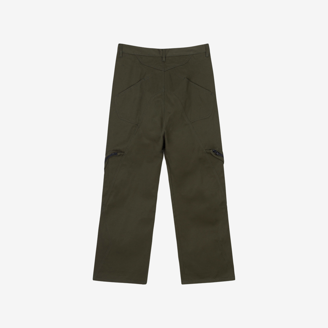 헬릭스클로딩 지오메트릭 포켓 팬츠 카키(Helixclothing Geometric Pocket Pants Khaki) - 2