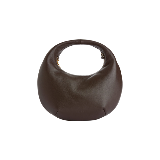 Arket Round Mini Bag Dark Brown