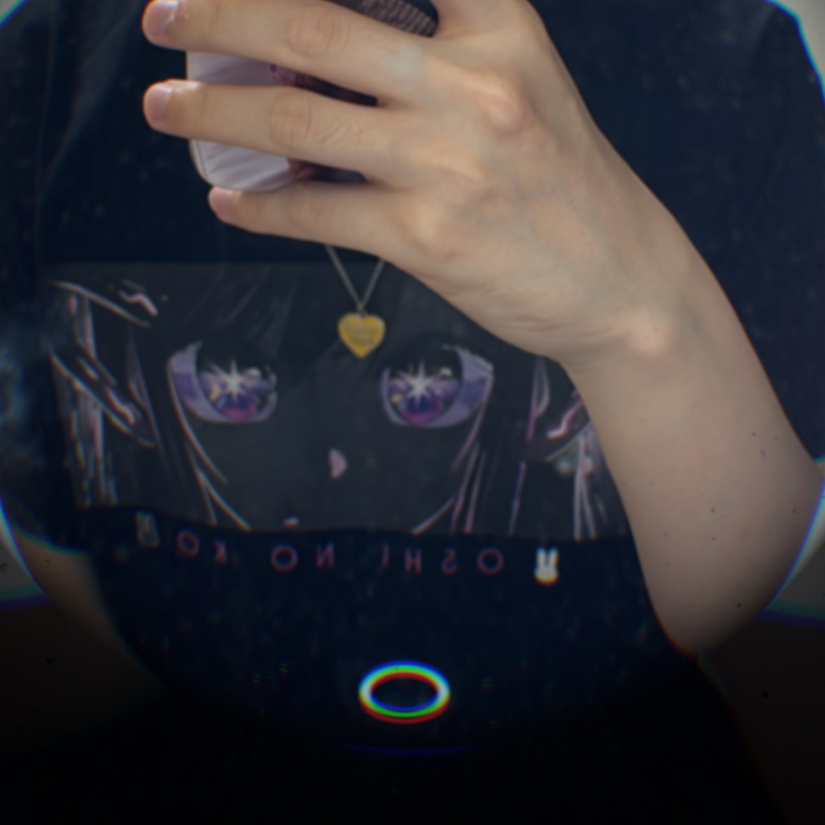 Uniqlo UT Oshi No Ko T-Shirt Black 착용 스타일