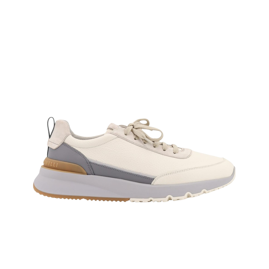 브루넬로 쿠치넬리 카프스킨 로우 탑 화이트(Brunello Cucinelli Calfskin Low Top White)