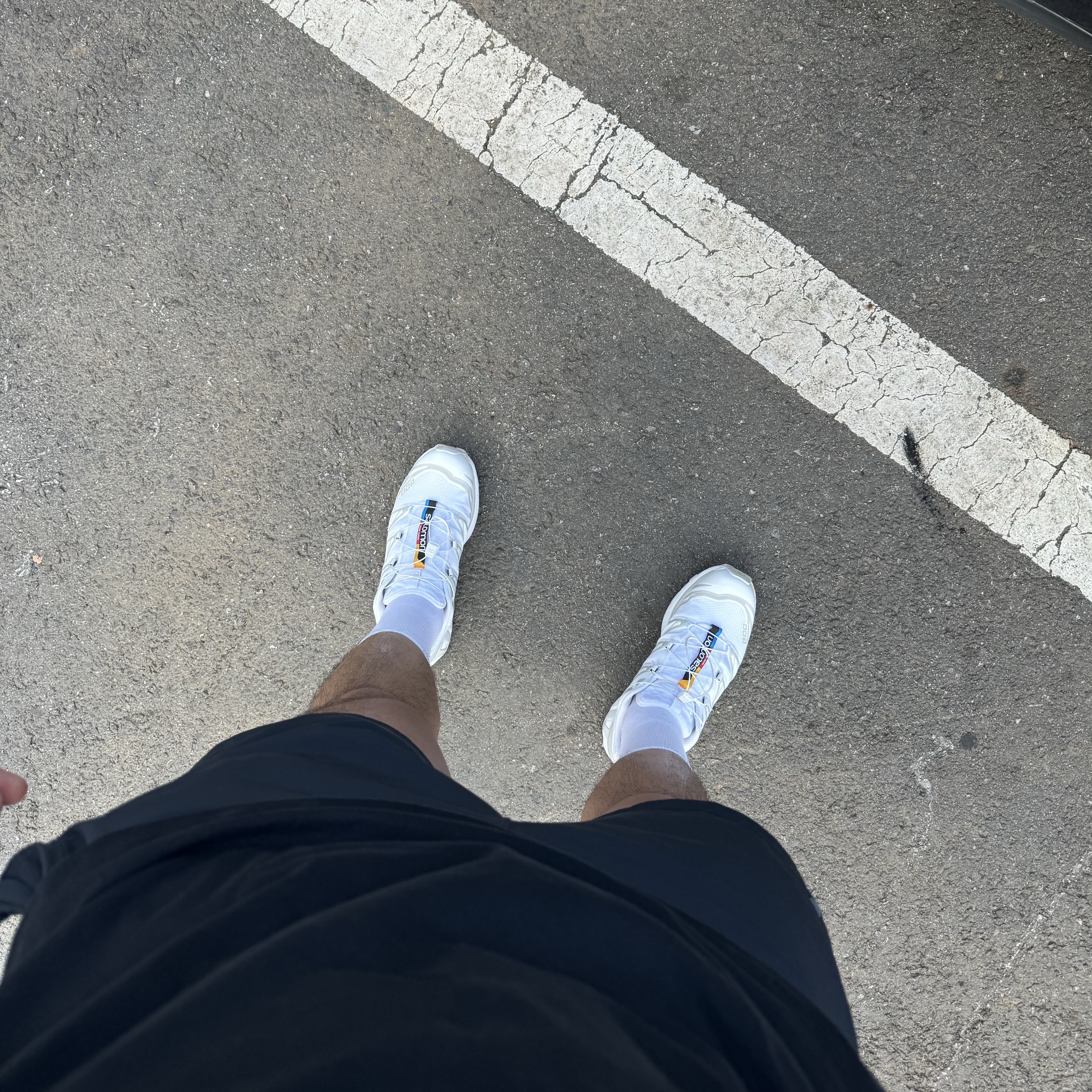 Salomon XT-6 ADV White 착용 스타일