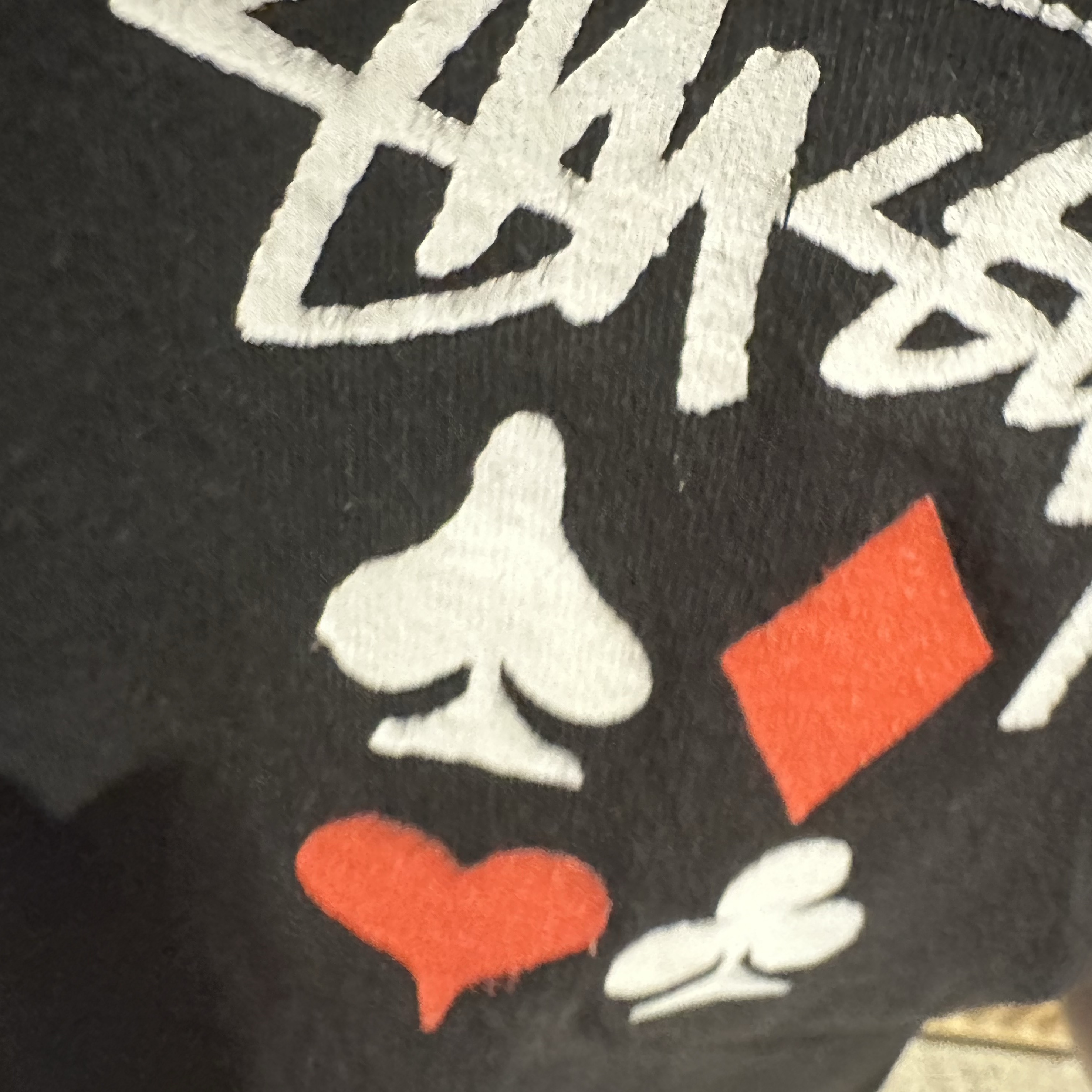Stussy Full Deck 2 T-Shirt Black 착용 스타일